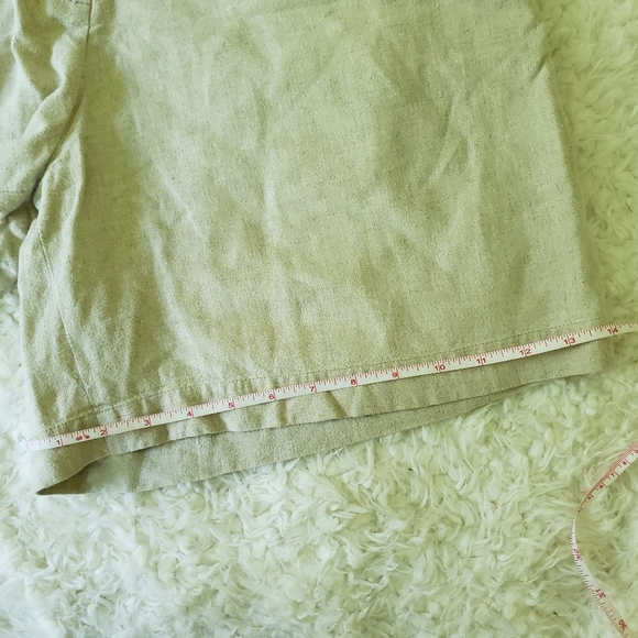 vintage paul harris design • linen shorts - Picture 8 of 10
